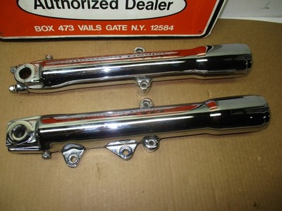 HARLEY DAVIDSON EVO SOFTAIL FXST HERITAGE CHROME LOWER FORK SLIDERS 1984-99