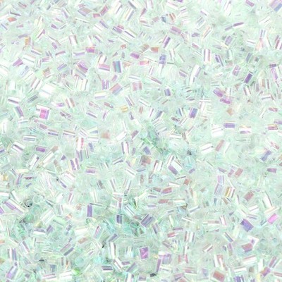 Straw Tube Beads, 150 g 3D Plastic Beads for Crystal Mud Fantasy White