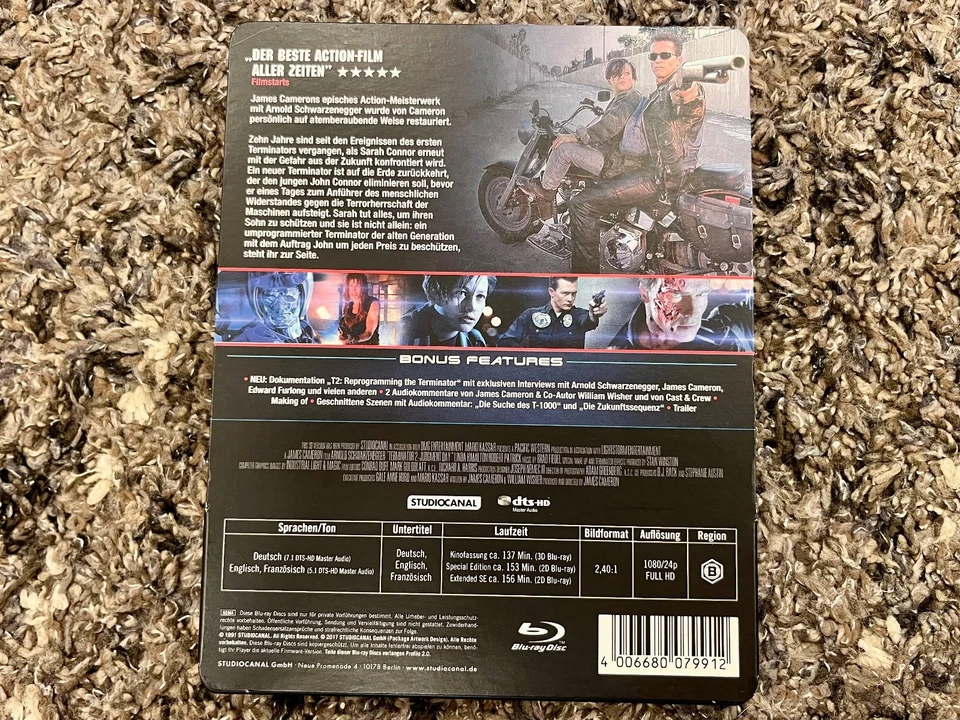 Terminator 2 - Tag der Abrechnung 3D | 2-Disc Special Edition | Steelbook - Bild 3 von 4