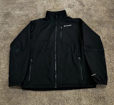 Columbia Ascender Softshell Jacket for Men, Size Large - Black
