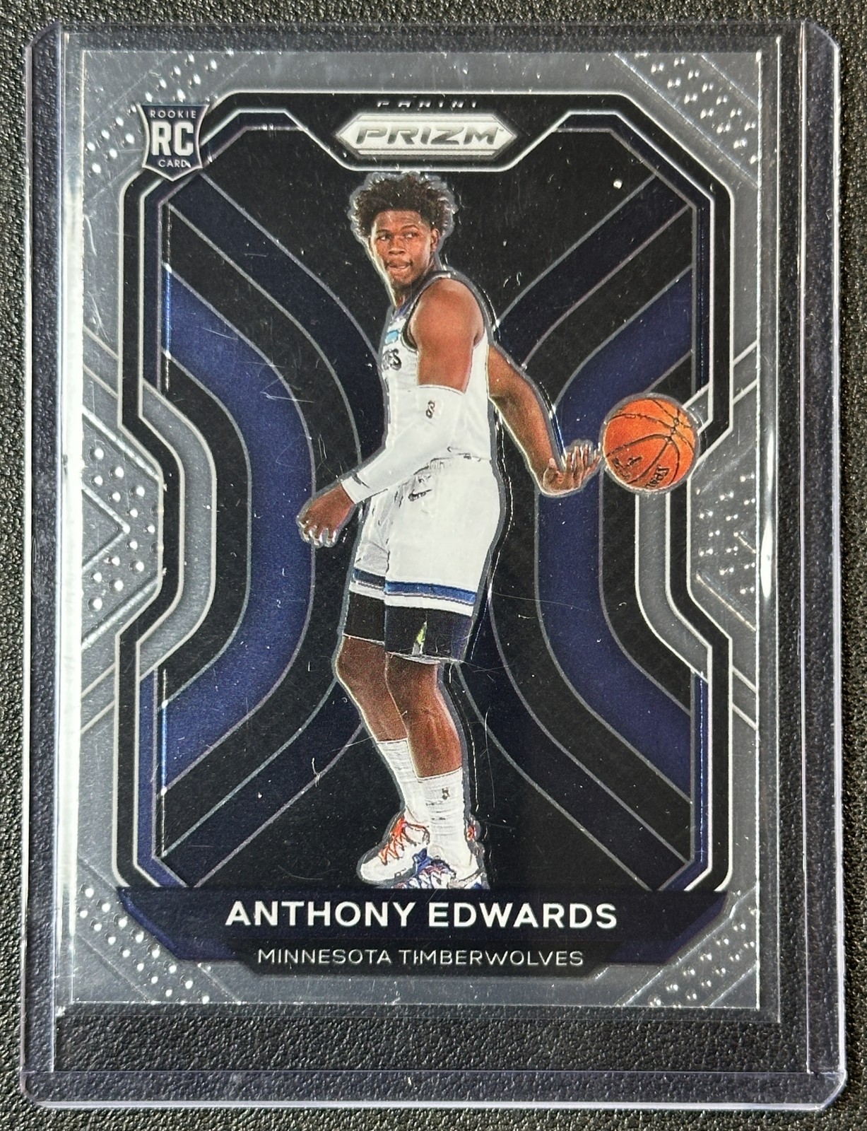 ANTHONY EDWARDS 2020-21 PANINI PRIZM #258 ROOKIE RC TIMBERWOLVES A