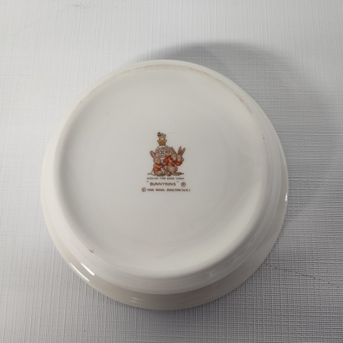 Royal Doulton Bunnykins ciotola asilo conigli posta lettere scena cassetta postale 1936 - Foto 3 di 3