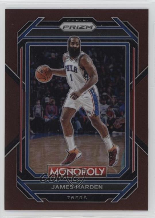 2022-23 Panini Prizm Monopoly Brown Prizm 172/249 James Harden #68 1j5e