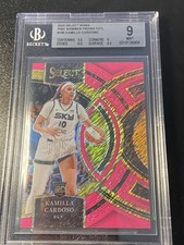 2024 Panini Select WNBA Premier Level Kamilla Cardoso #195 Pink FOTL Shimmer /3