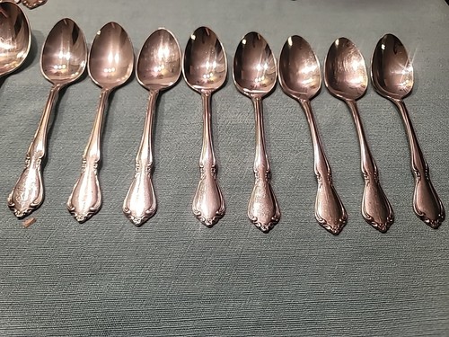 OneidaCraft Deluxe Set "Chateau" Set 48 Teile Edelstahl Besteck Oneida Silberbesteck - Bild 18 von 21