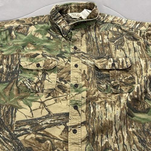 Vintage Walls Realtree Camo Long Sleeve Button Shirt Men’s Size 3XL Made In USA - Picture 2 of 4