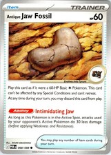 Antique Jaw Fossil 068/088 Common Perfect Order Pokemon Near Mint