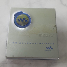 Sony MZ-E510 Walkman MD Player Silver Portable For Parts Junk From Japan