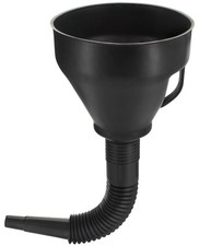 Oil Funnel with Hose - Large Automotive Gas Funnel - Flexible Spout