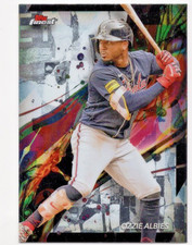 OZZIE ALBIES 2024 Topps Finest Base #49 Atlanta Braves Baseball Trading Card
