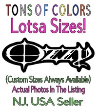 Custom Ozzy Osbourne Die Cut Vinyl Decal-Many Sizes/Colors Metal 1960s 70s 80s