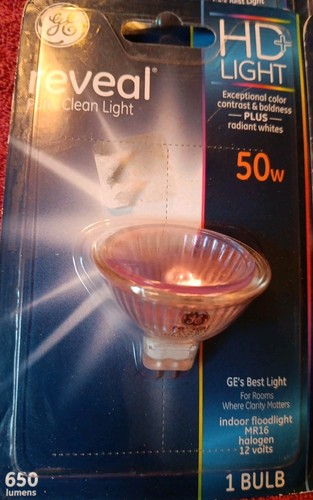 4 GE HD 50W MR16 12V Bulbs - Picture 2 of 3
