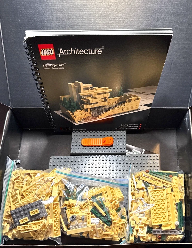*Retirado* LEGO Architecture - FALLINGWATER 21005 Completo con Manual Original Foto 3 de 3
