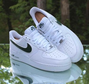 Nike Air Force 1 07 Low Menâs Size 11.5 White Green Cosmic Bonsai AO2423-104 | eBay