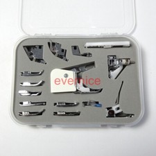 15 Low Shank Snap On Quilting Walking Foot set For Brother Kenmore White 
