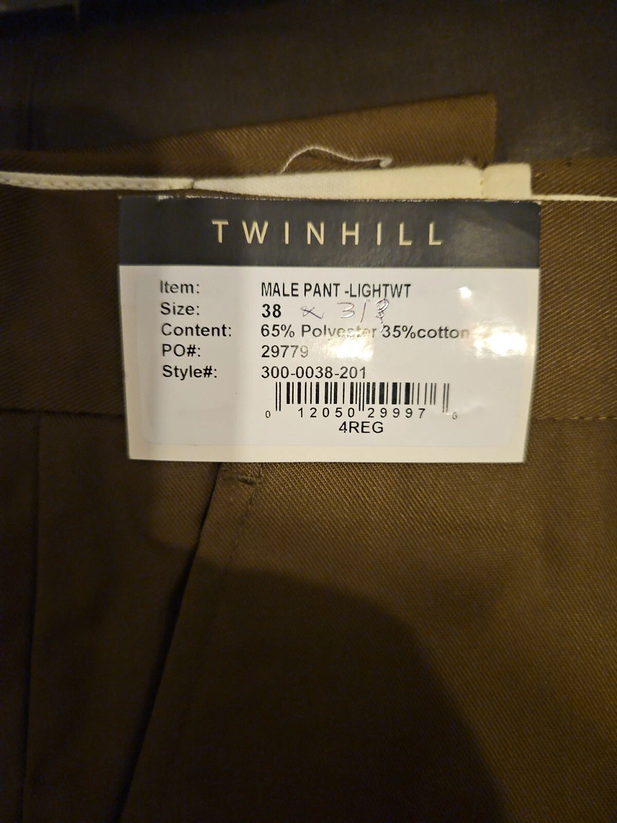 3 NWT Twinhill Pants Lightweight Size 38 Workwear Uniform 4Reg