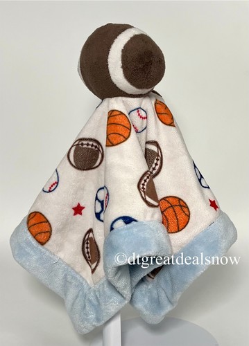 Carter’s Sports Football Basketball Soccer BaseBall Lovey Security Blanket 14” - Picture 5 of 10