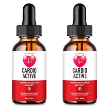 Cardio Active - Healthy Blood Support Drops, CardioActive Liquid Drops (2 Pack) 