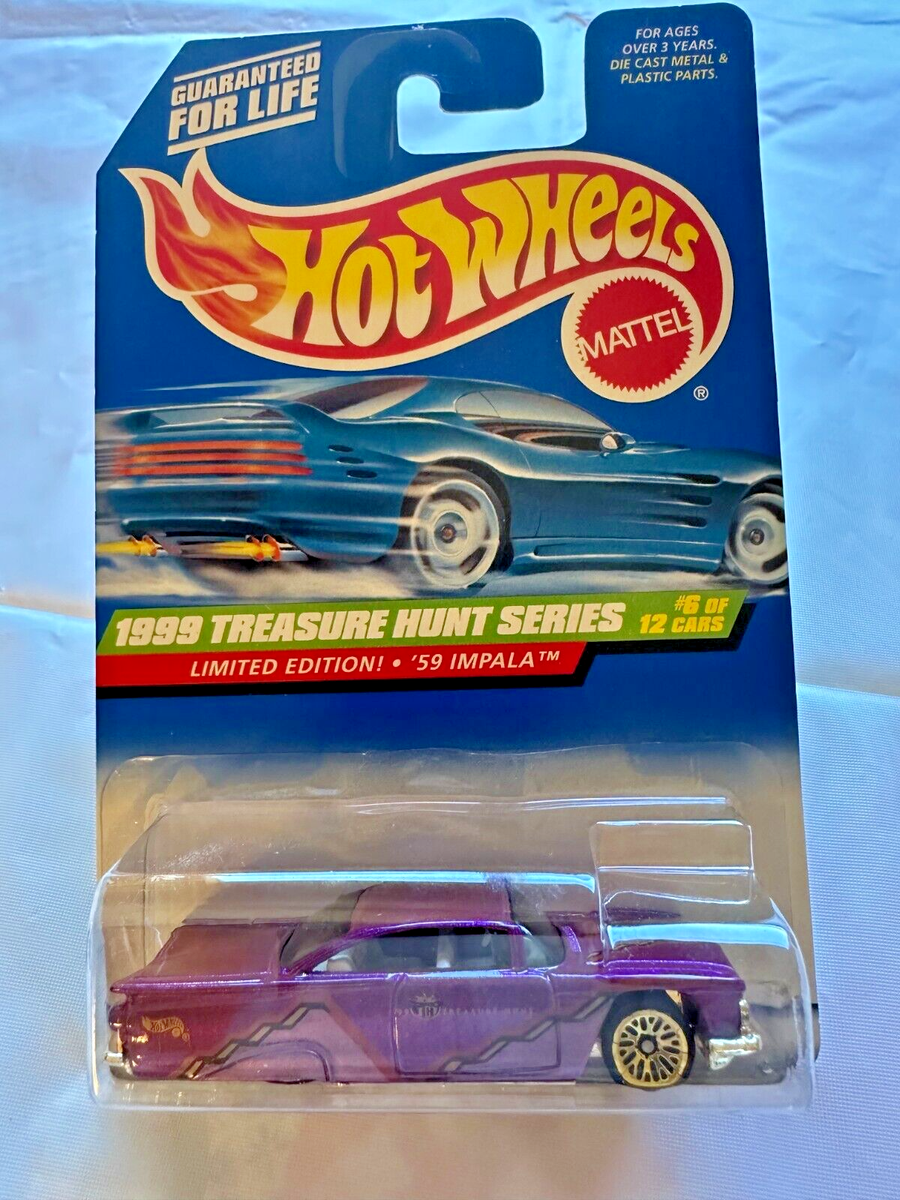 Hot Wheels Vintage 1999 Treasure Hunt #6 '59 Chevy Impala Limited