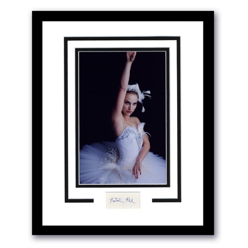 Natalie Portman "Black Swan" AUTOGRAPH Signed Custom Framed 11x14 Display B ACOA