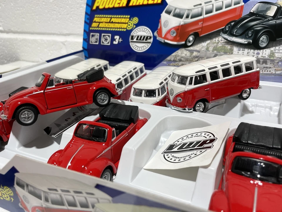 VW Splitty cámper o escarabajo convertible 1x juguete niños niños mamás papás regalo de cumpleaños Foto 4 de 4