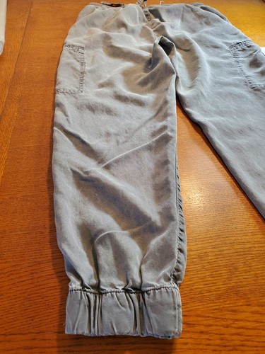 Aerie Pantalone Joggers Donna Medium Chambray Elasticizzato Felpa Grigio Nero - Foto 13 di 16