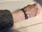 other stones - Just Reduced Again Silver cuff bracelet with turquoise and