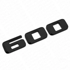 1x Rear Liftgate 600 Letter Badge Emblem Nameplate Sport Black