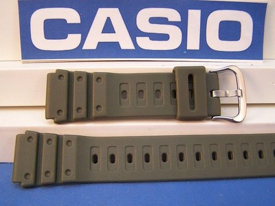 Casio Watch Band MQ-550 20mm Military Green Standard Fit Sport Diver Rub  Strap | eBay