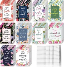 50 Pcs Bible Verse Notebook Christian Journals Bulk Christian Gifts Religious Pr