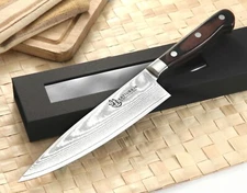 KATSURA 67 Layers Damascus VG-10 Japanese steel chef knife, 8-inch vs shun