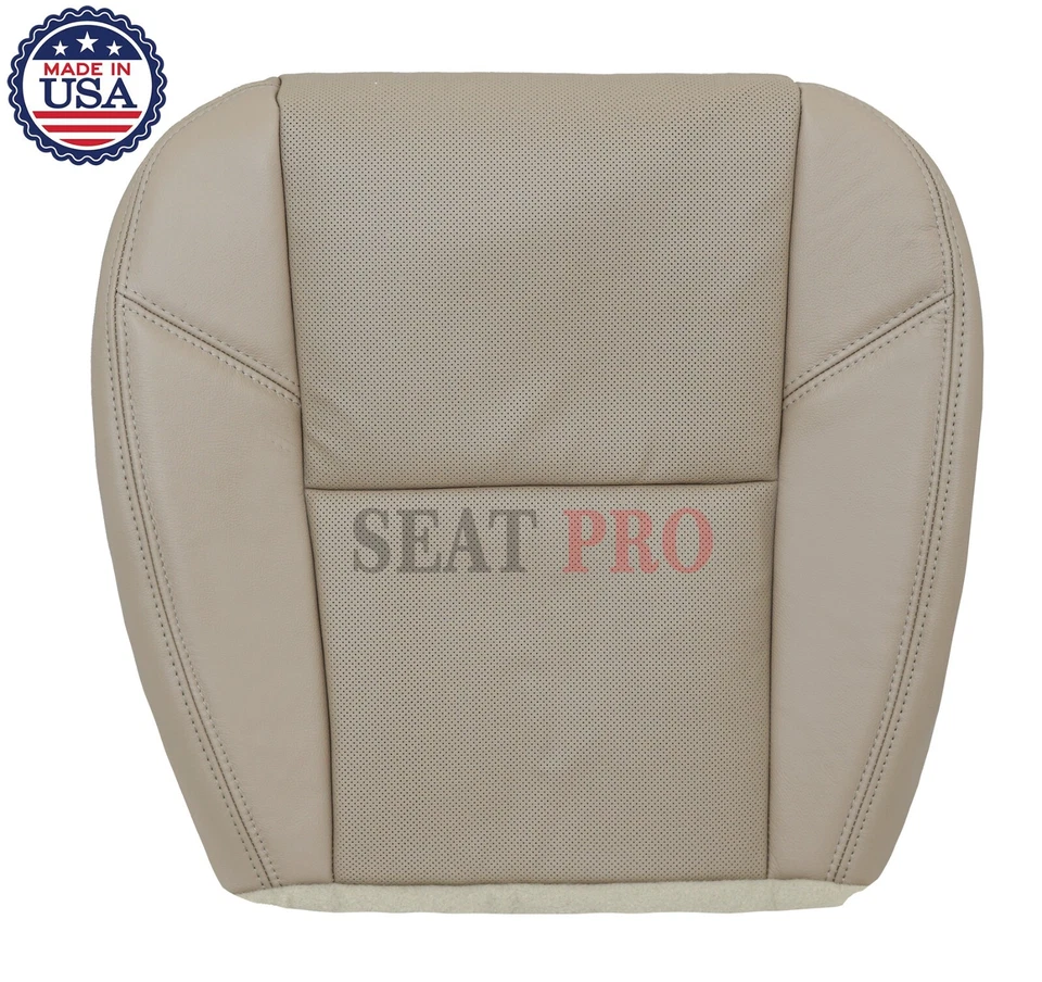 Cubierta de asiento perforada de cuero inferior delantero Chevy Suburban Tahoe LTZ 2009-2014 Foto 3 de 4