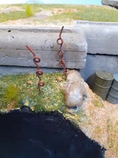 FoG Models 1/35 Scale Metal picket post for barbed wire (10 pack)
