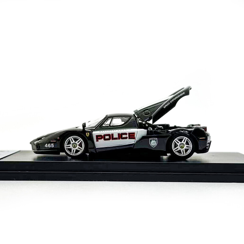 MAY 2025 King Model 1/64 Ferrar i Enzo Police Car GT Show