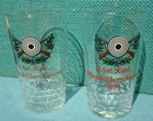 2 Marksman Award Glass 1959 Kleinkaliberschiessen 11.Sol. Kant Germany Gun Rifle — photo 2