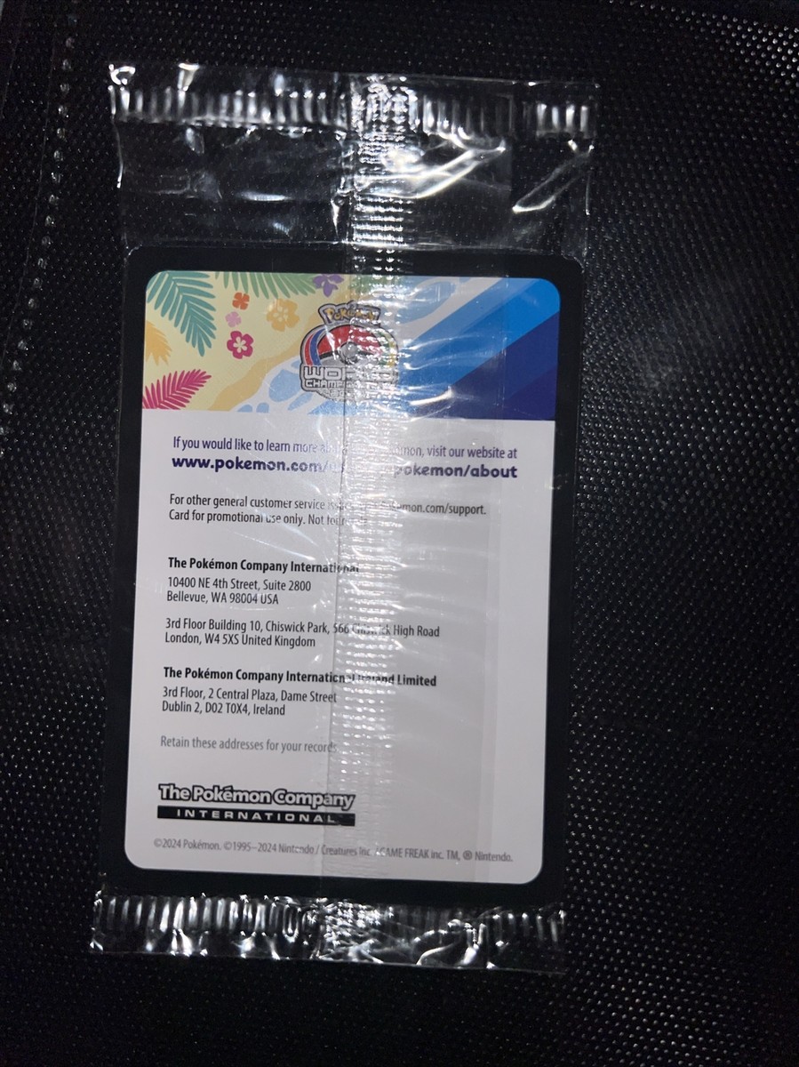 Pikachu 2024 World Championships SVP EN 190 (PROMO) (Sealed Pikachu 2024 World Championships SVP EN 190 (PROMO) (Sealed