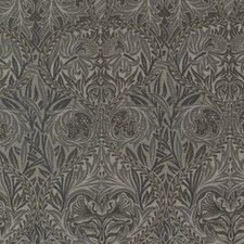 Ebony Suite By Barbara Brackman For Moda - Charcoal Iris Damask 8384-14