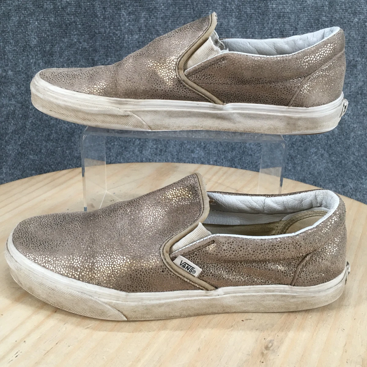 Vans bronze metallic slip clearance on