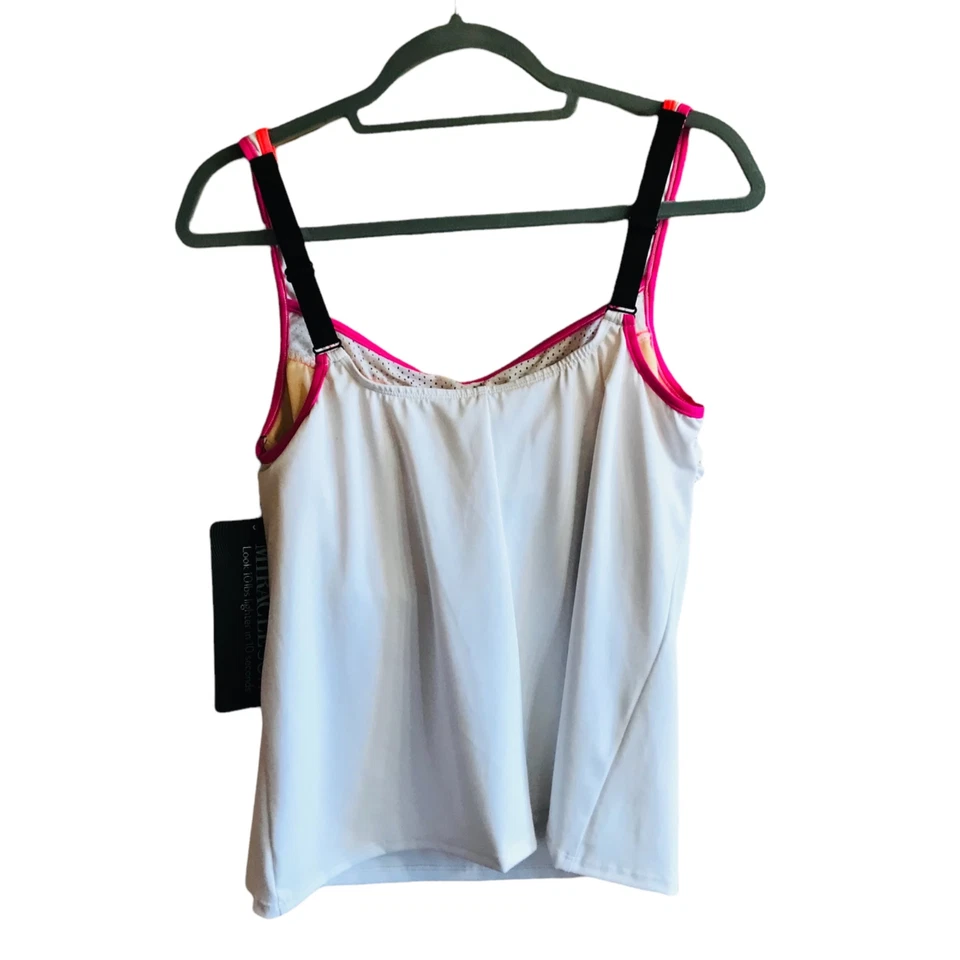Miracle Suit Tankini Top Women Size 8 NWT Nylon Spandex Style #9003TK - Изображение 4 из 4