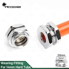 FREEZEMOD Water Injection Joint G1/4 Thread Straight Insertion 14mm Hard Tube