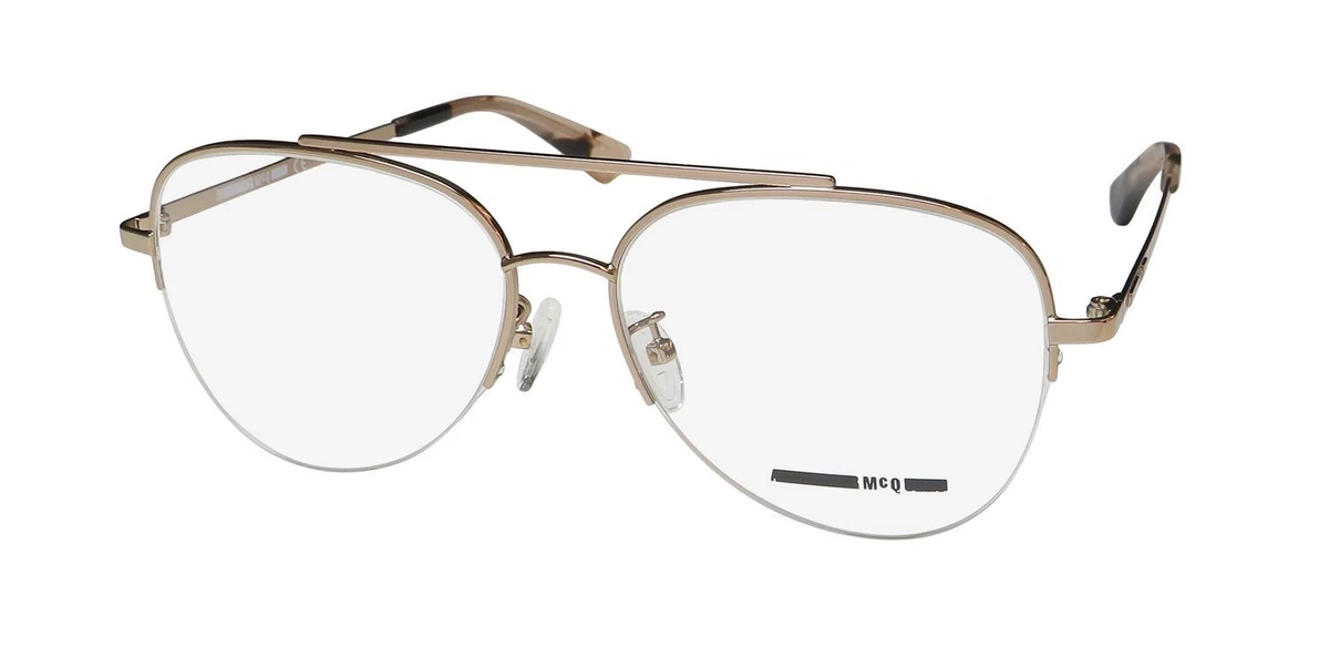 Alexander McQueen Gold Eyeglass Frames for sale | eBay display picture 1