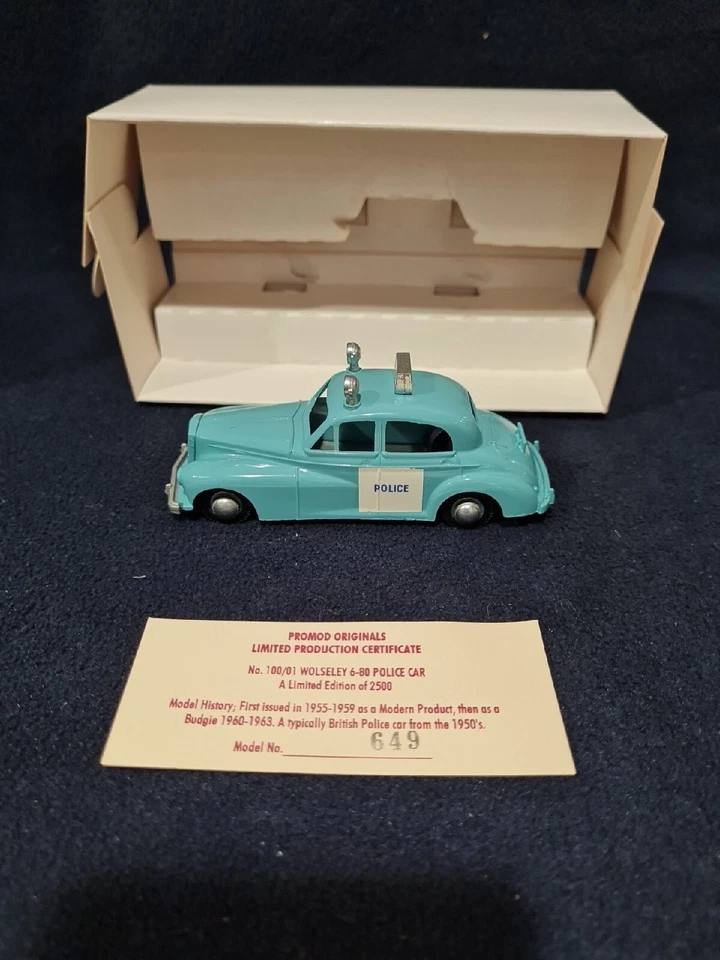 PROMOD ORIGINALS WOLSELEY 6-80 POLICE CAR SCALA 1:43 LIMITED EDITION  - Immagine 3 di 4