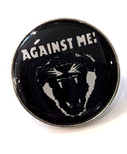 Against me!  Heavy Metal Rock Band Enamel Lapel Patch Metal Badge Brooch Pin