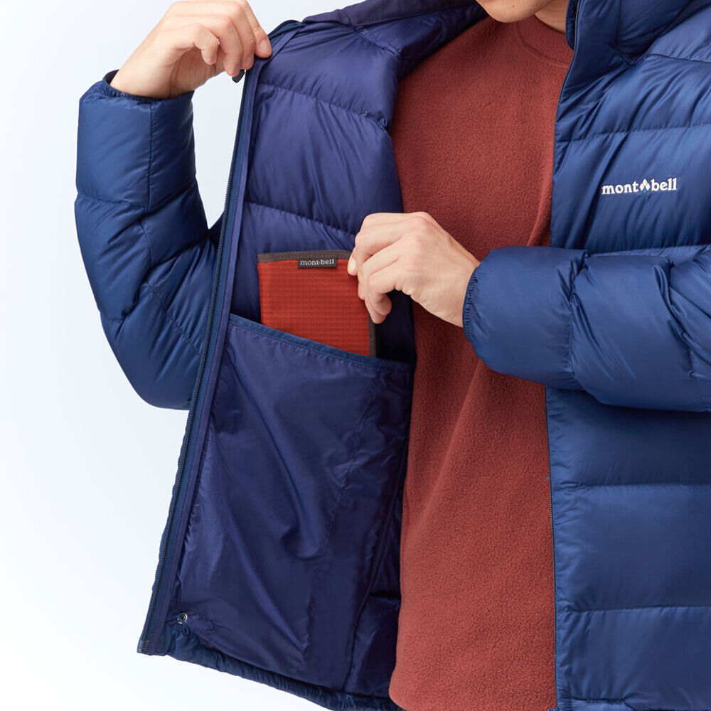 Montbell Light Alpine Down Hoodie Jacket Men's EX 800 Fill Montbell Light Alpine Down Hoodie Jacket Men's EX 800 Fill