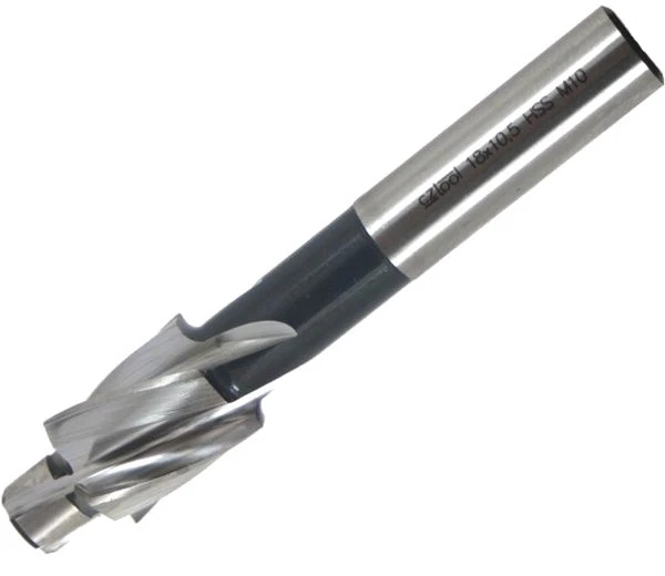 HSS Flachsenker mit festem Führungszapfen DIN 373, Made in Tschechien