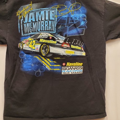Jamie Mcmurray Graphic NASCAR T-Shirt Chase Authentics Size M Double Sided - Picture 12 of 14