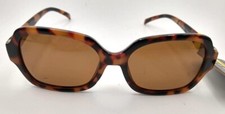 Foster Grant Womens Polarized Brown Tortoise Sunglasses MaxBlock NEW FGLP 21 05