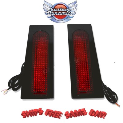 Custom Dynamics Rauch & Rot LED Fillerz Rück Licht gen-Fdrs-Red-B für Harley Neu