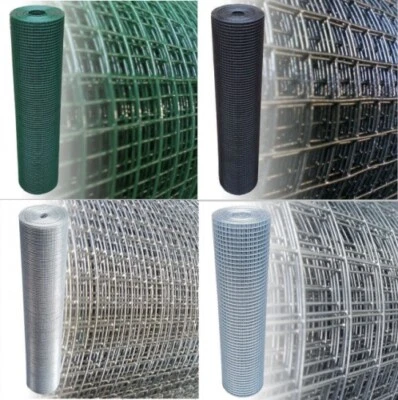 GARMIX Drahtgitter Volierendraht Maschendraht 4-Eck Schweißgitter Drahtzaun 100cm