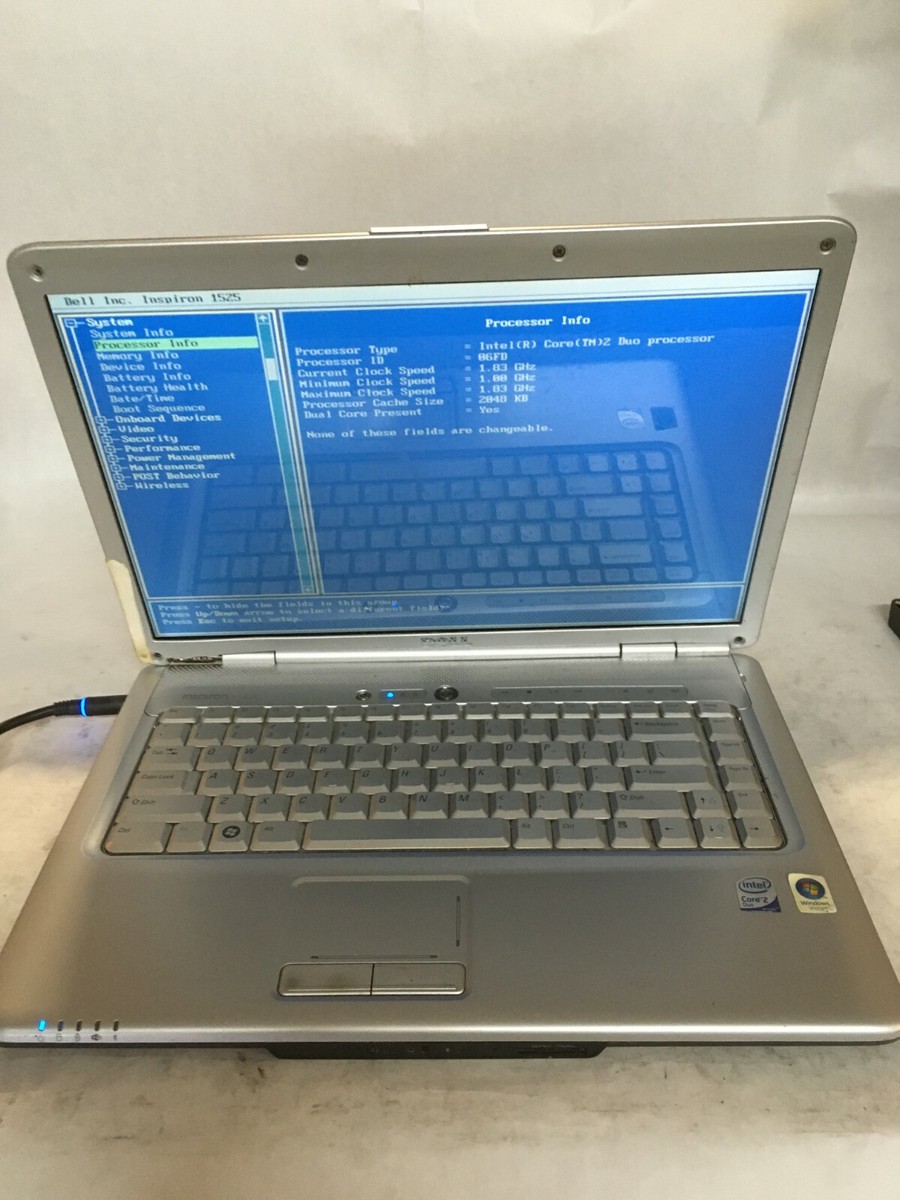 DELL Inspiron 1525 ノートPC Core 2 Duo T7250搭載 DELL Inspiron 1525 レビュー（回顧録版